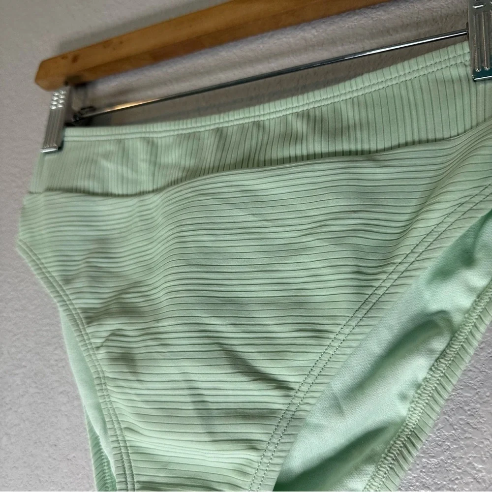 Mint Green High-Waisted Bikini Bottom